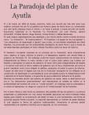 La Paradoja del plan de Ayutla