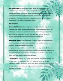 INTRODUCCION DE ÉGLOGA. Página 1