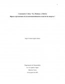 Comentario Critico “Ey, Maluma y J Balvin Dignos representantes de la instrumentalización sexual de las mujeres.”