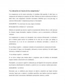 La educacion en el marco de las compentencias