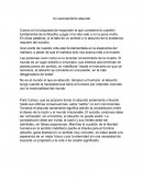 Un razonamiento absurdo