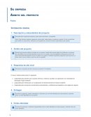 SU EMPRESA. ÁMBITO DEL PROYECTO