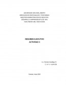 RESUMEN EJECUTIVO ACTIVIDAD 3