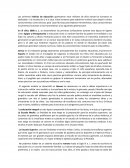 Los primeros indicios de educación