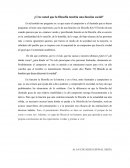 ¿Cree usted que la filosofía tendría una función social?