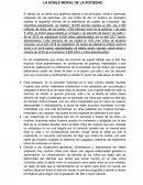 LA DOBLE MORAL DE LA SOCIEDAD
