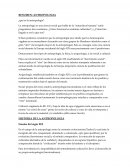 RESUMEN: ANTROPOLOGIA