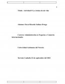 La crónica de mi vida