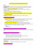 Apuntes estrategias empresariales
