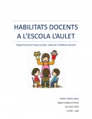 Organització de l'espai escolar, materials i habilitats docents