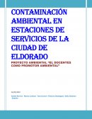 PROYECTO AMBIENTAL “EL DOCENTES COMO PROMOTOR AMBIENTAL”