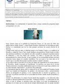 Prueba Lenguaje y comunicación s/r 6 ° Básico