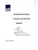INTERVENCIÓN GRUPAL COLEGIO LUIS PASTEUR