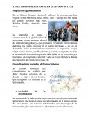 TRANSFORMACIONES EN EL MUNDO ACTUAL