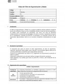 TALLER DE ARGUMENTACIÓN Y DEBATE