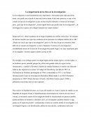 La importancia de la ética en la investigación