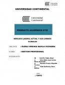 MERCADO LABORAL ACTUAL Y SUS CAMBIOS