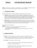 CONTRATOS DE TRABAJO