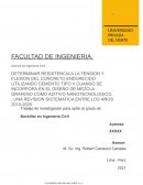 Cuál será la influencia del grafeno a la resistencia de tensión y flexión utilizando cemento tipo V, cuando se incorpora en el diseño de mezcla del concreto con grafeno como aditivo nanotecnológico año 2021?