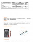 Obtener y conocer las funciones acerca del multímetro y el uso que se realiza para la medición de ciertas magnitudes eléctricas
