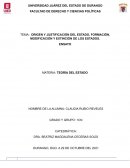 Origen y Justificacion del Estado, Formacion, Modificación Y Extinción de los Estados
