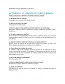 EL ORIGEN DEL PUEBLO MEXICA