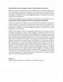 ¿Qué Entiende usted por “lenguaje inclusivo”? ¿Cómo Aborda esta temática?
