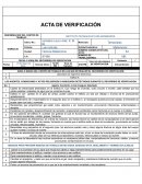 Acta de verificacion editable