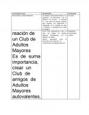 Domiciliarias a Adultos Mayores