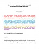 GREAT PLACE TO WORK : TRANSFORMANDO ORGANIZACIONES A NIVEL GLOBAL