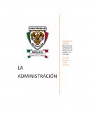 ANTECEDENTES DE LA ADMINISTRACION