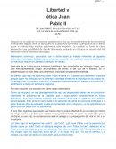 Libertad y Etica - Juan Pablo II