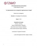 La implementación de la reingeniería organizacional en Coppel