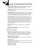 Guion actividad Bicicleta de Montaña