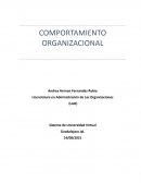 Administración y comportamiento organizacional