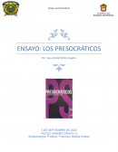 Ensayo presocraticos