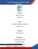 Hidrometria: determinación y medición caudal de un rio