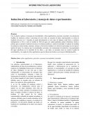 Informe No. 1 Inducción al laboratorio y manejo de datos experimentales