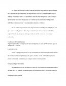 Clasificación de las inteligencias