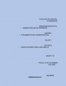 Fundamentos de la administración