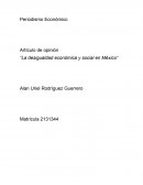 La desigualdad económica y social en México