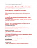 ¿Qué son las bases biológicas de la conducta?