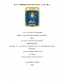 CAMBIOS EN LA ENSEÑANZA TRADICIONAL EN EL ÀREA DE MATEMÀTICA