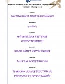 Actividad: Redacción de la estructura de protocolo de investigación