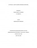 Administracion en seguridad y salud en el trabajo. Proyecto de vida