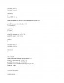 Codigo en C para calcular la circunferencia del circulo