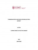 CONSERVACIÓN DE ARCHIVOS NOTARIALES PERU - ESPAÑA