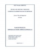 Gestion de proyectos América Express S.A