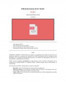 PROGRAMACION WEB “HTML”