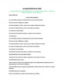 LA EDUCACIÓN EN EL PERÚ